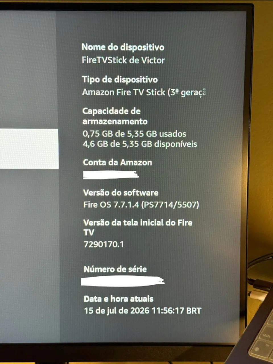Amazon Fire TV Stick HD 3ª geração com controle e acessórios - Foto 2