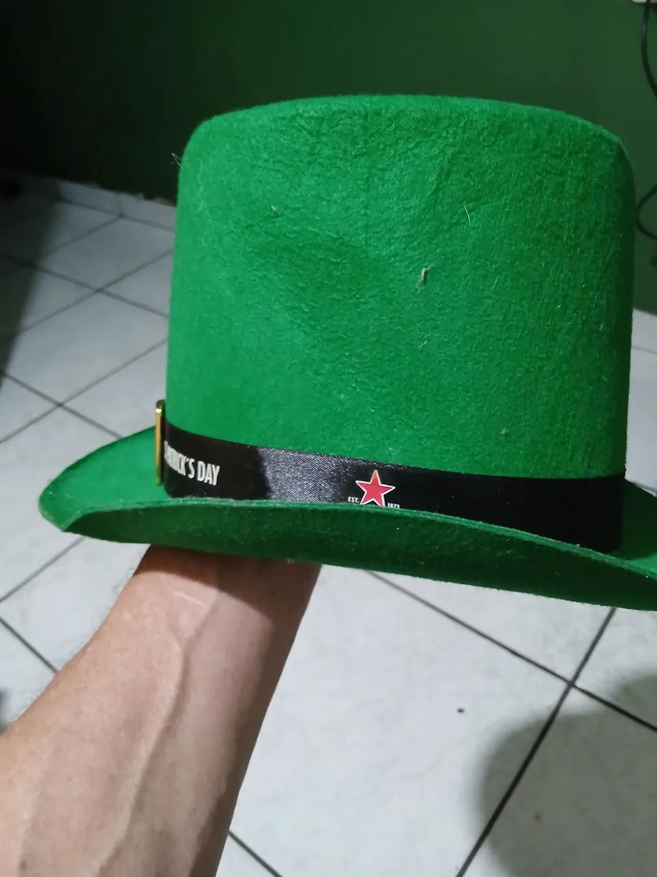 CHAPEU ST.PATRICK .S DAY HEINEKEN  BOA CONDIÇAO  - Foto 2