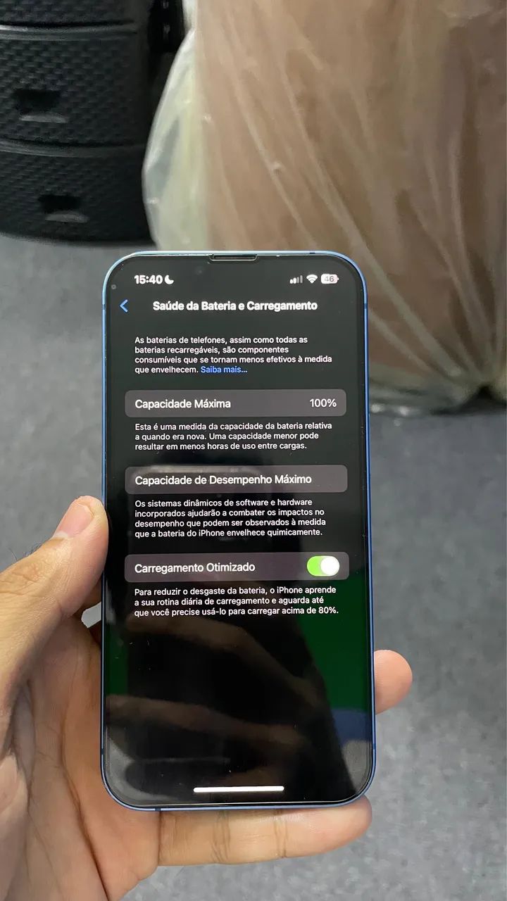 iPhone 13 256GB Impecável - Único Dono | 100% Original | Caixa + Bateria 100%  - Foto 3