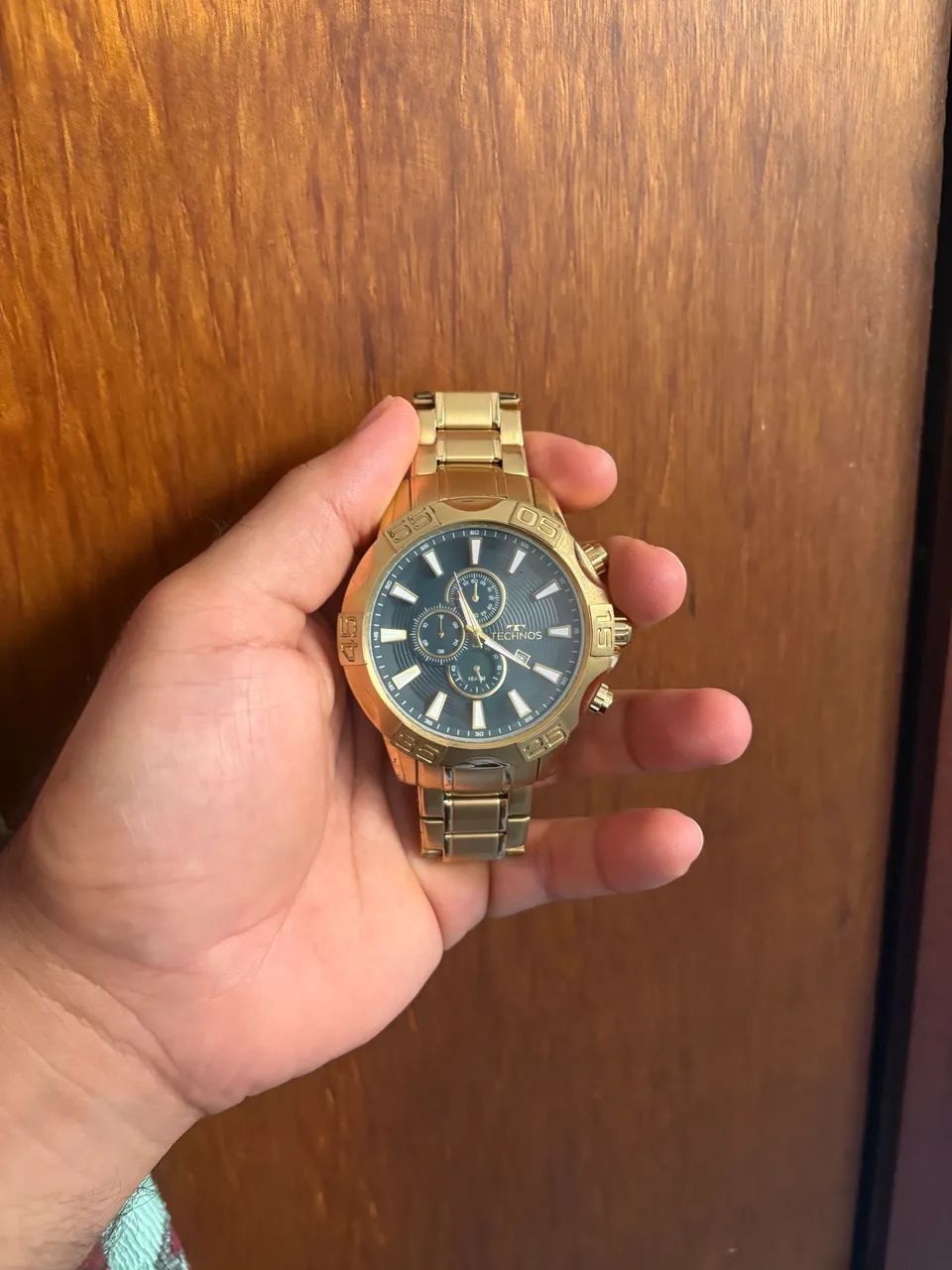 Relógio dourado technos  - Foto 2