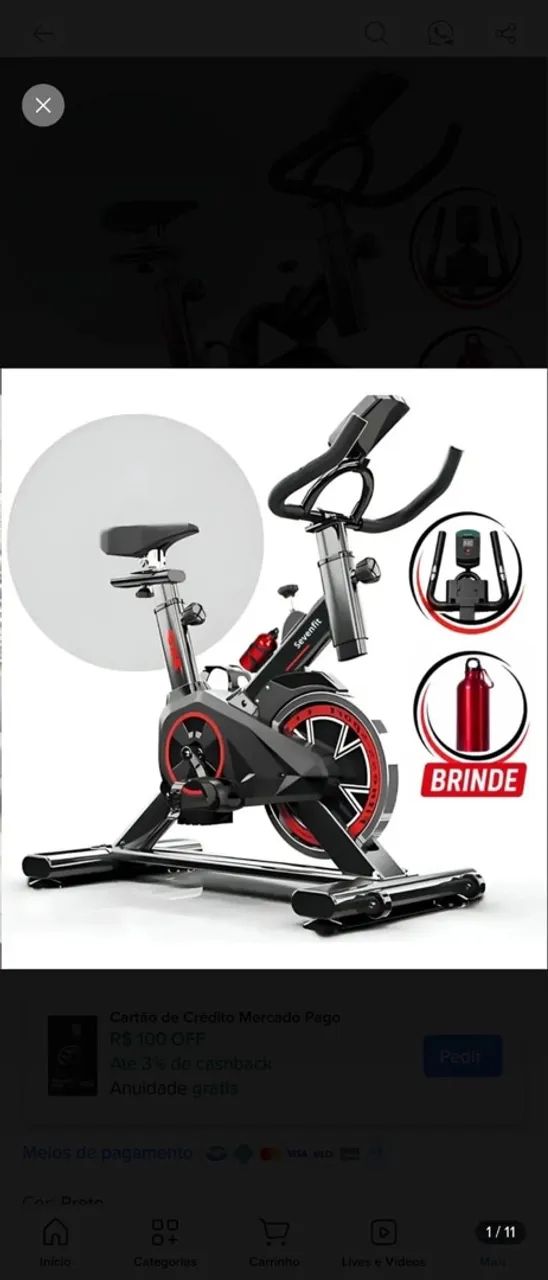 Bicicleta ergométrica  - Foto 2