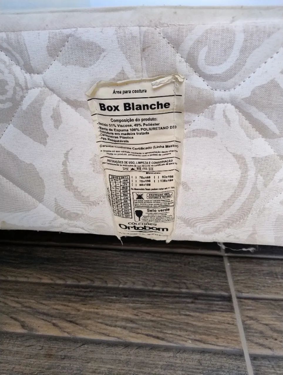 Box Blanche com Cama Auxiliar - Ortobom - Foto 2