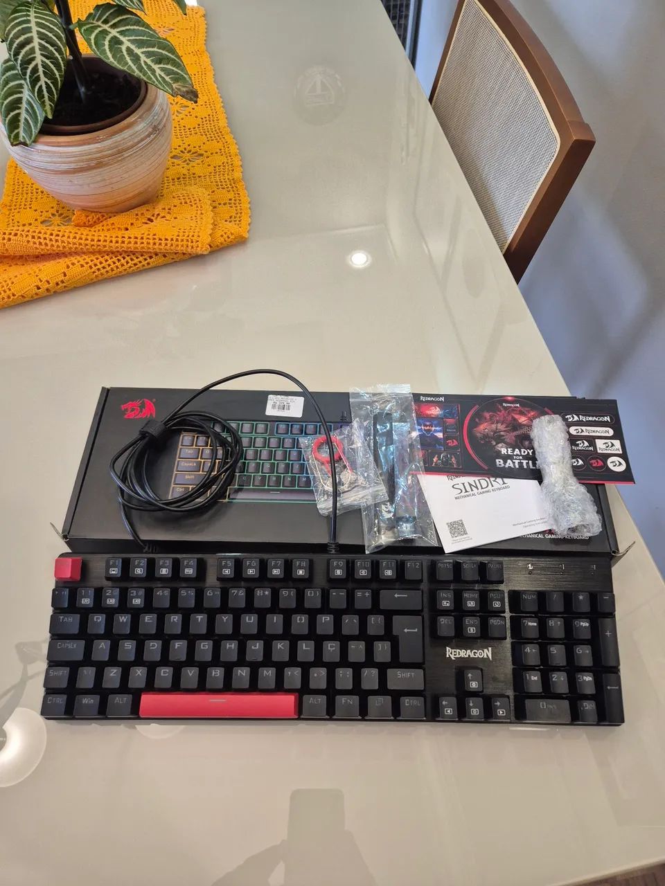 Teclado RedDragon Sindri Completo!!! 