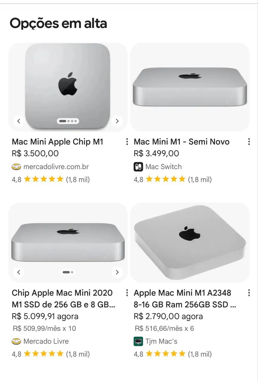 Mac Mini M1 8gb - Computadores e Desktops - Adhemar Garcia Mac Mini M1 8gb - Computadores e Desktops - Adhemar Garcia