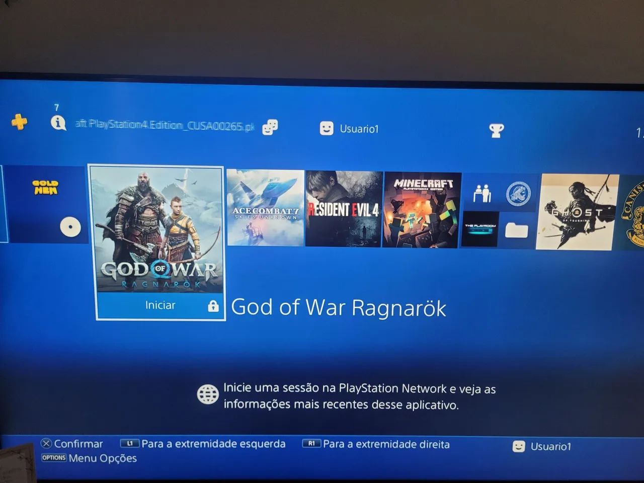 Ps4 Slim Desbloqueado 500GB  - Foto 4