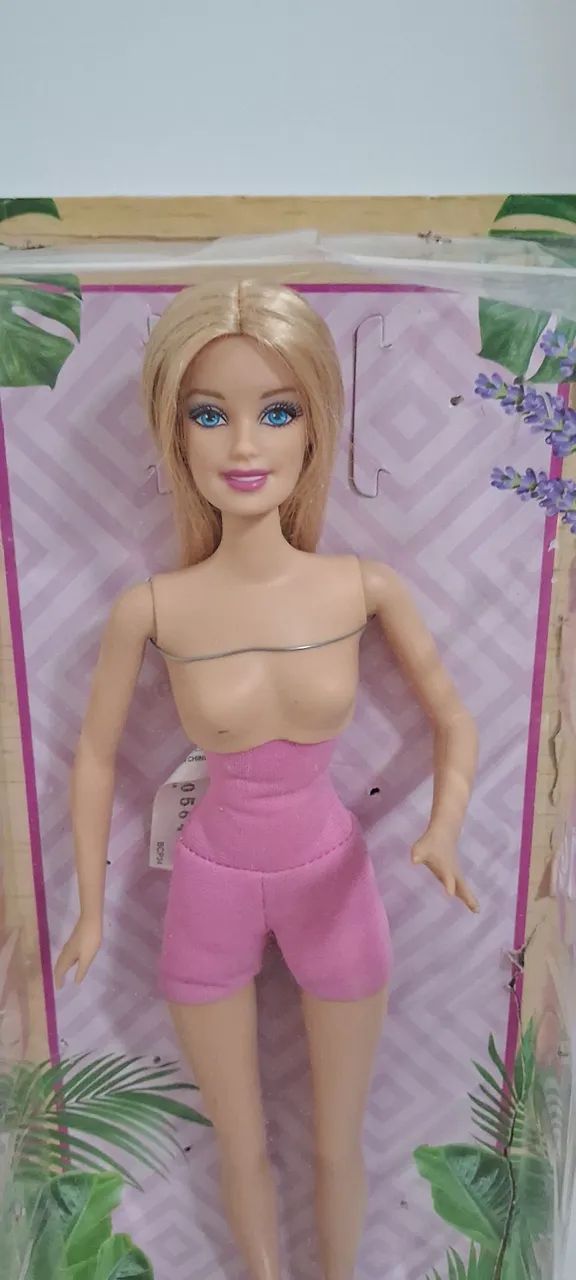 Barbie corpo de pano antiga usada 