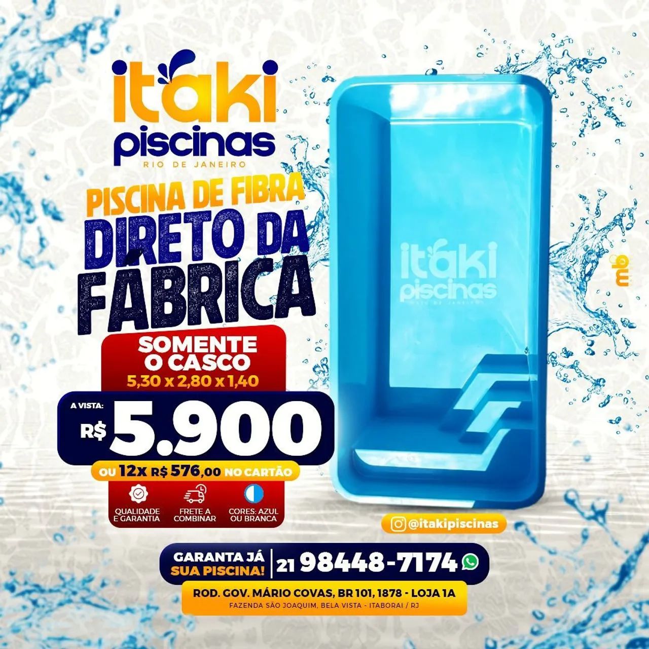 Direto de fábrica, Piscinas Novas  - Foto 4