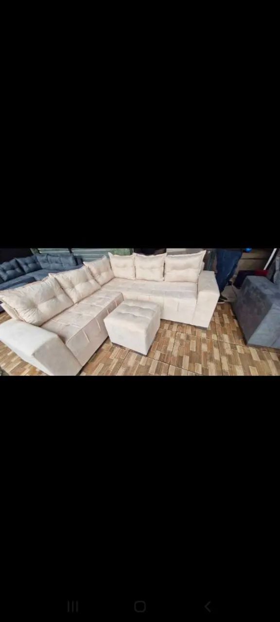 Sofá em promoção com entrega grátis 