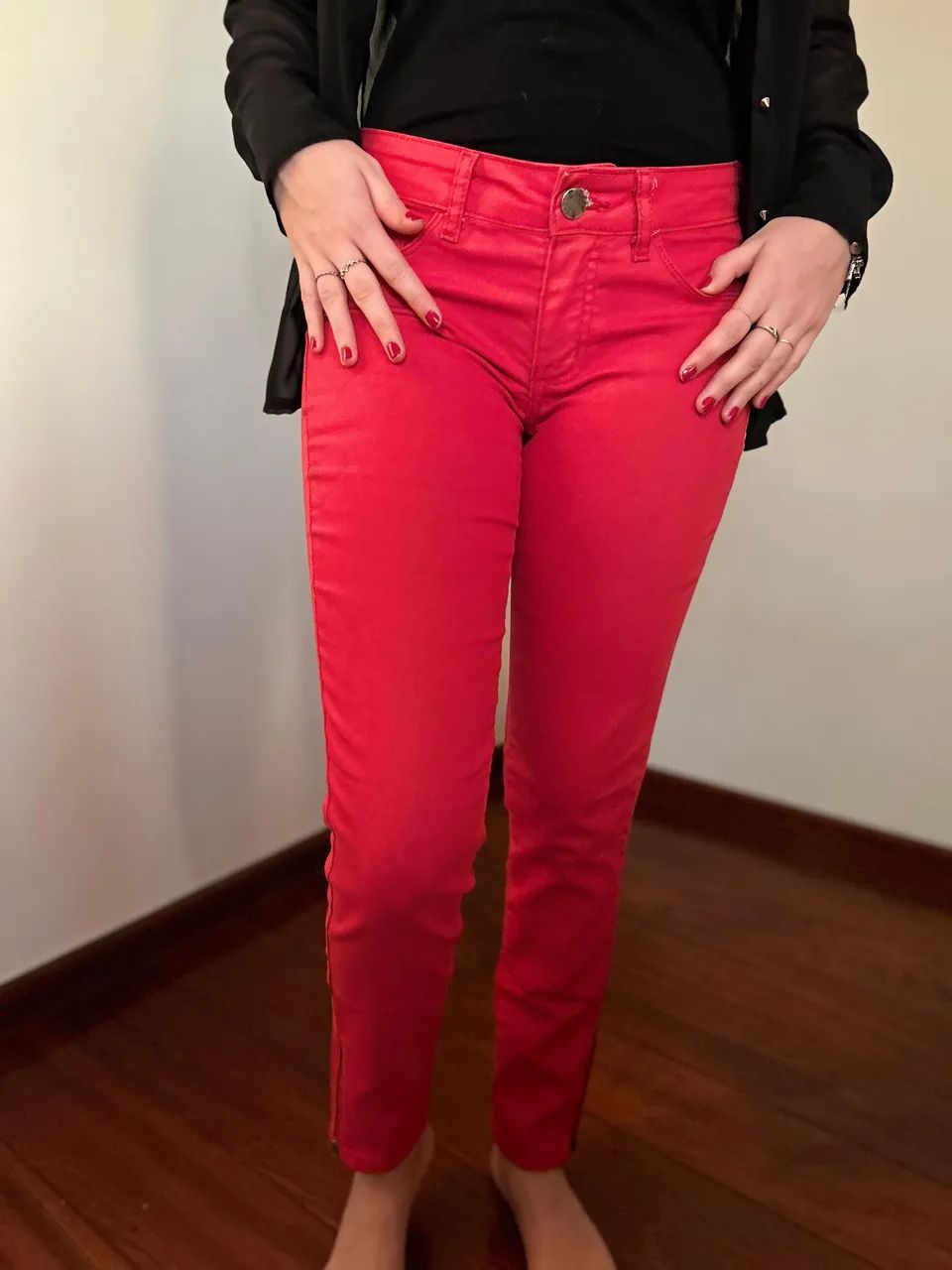 Calça jeans Clock House 