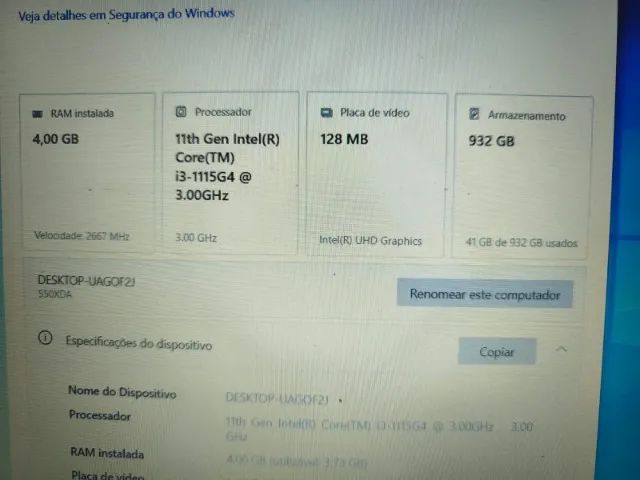 NOTEBOOK SAMSUNG I3 4GB 1TB - Foto 2