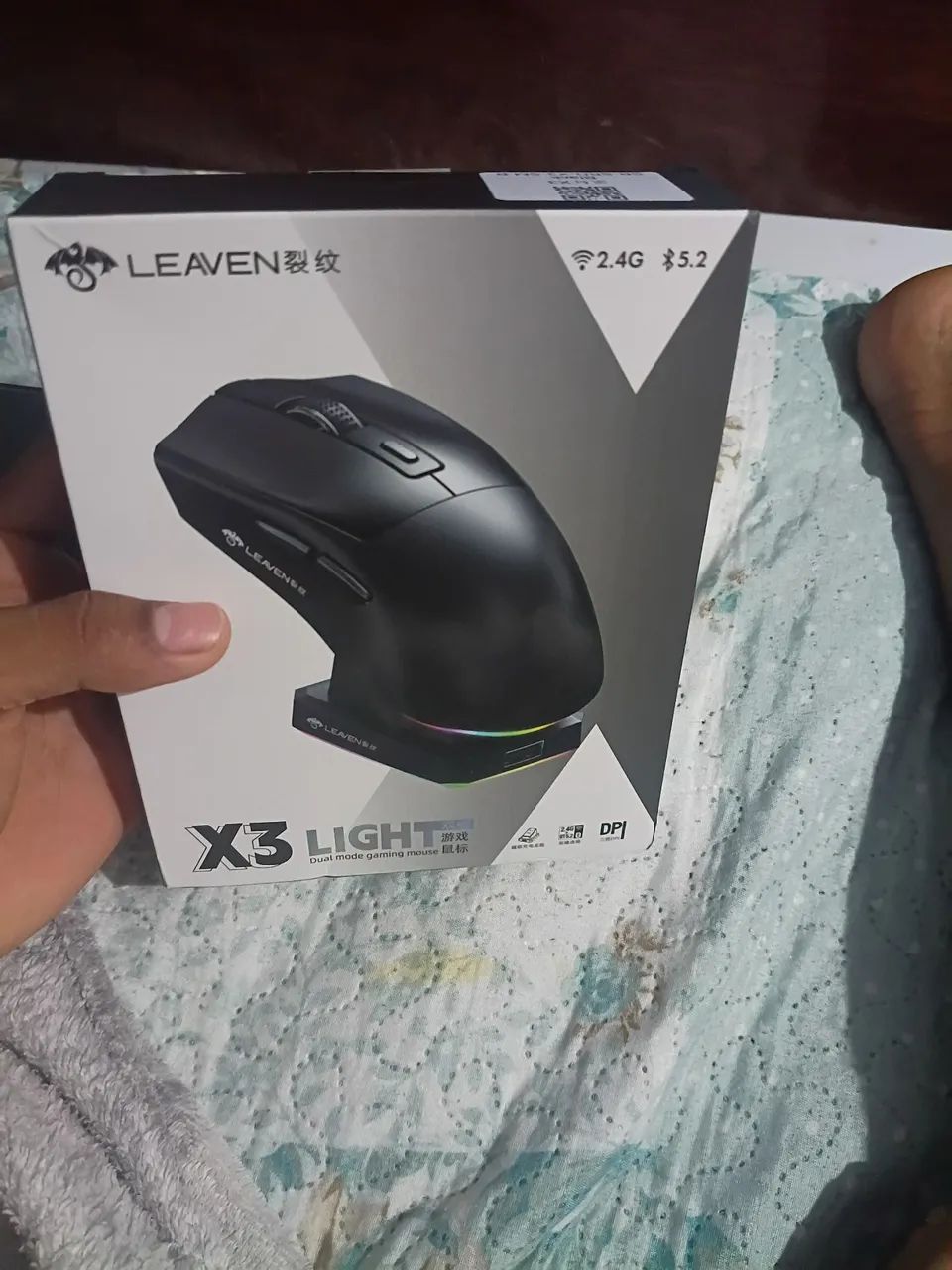 Mouse preto sem fio  - Foto 3
