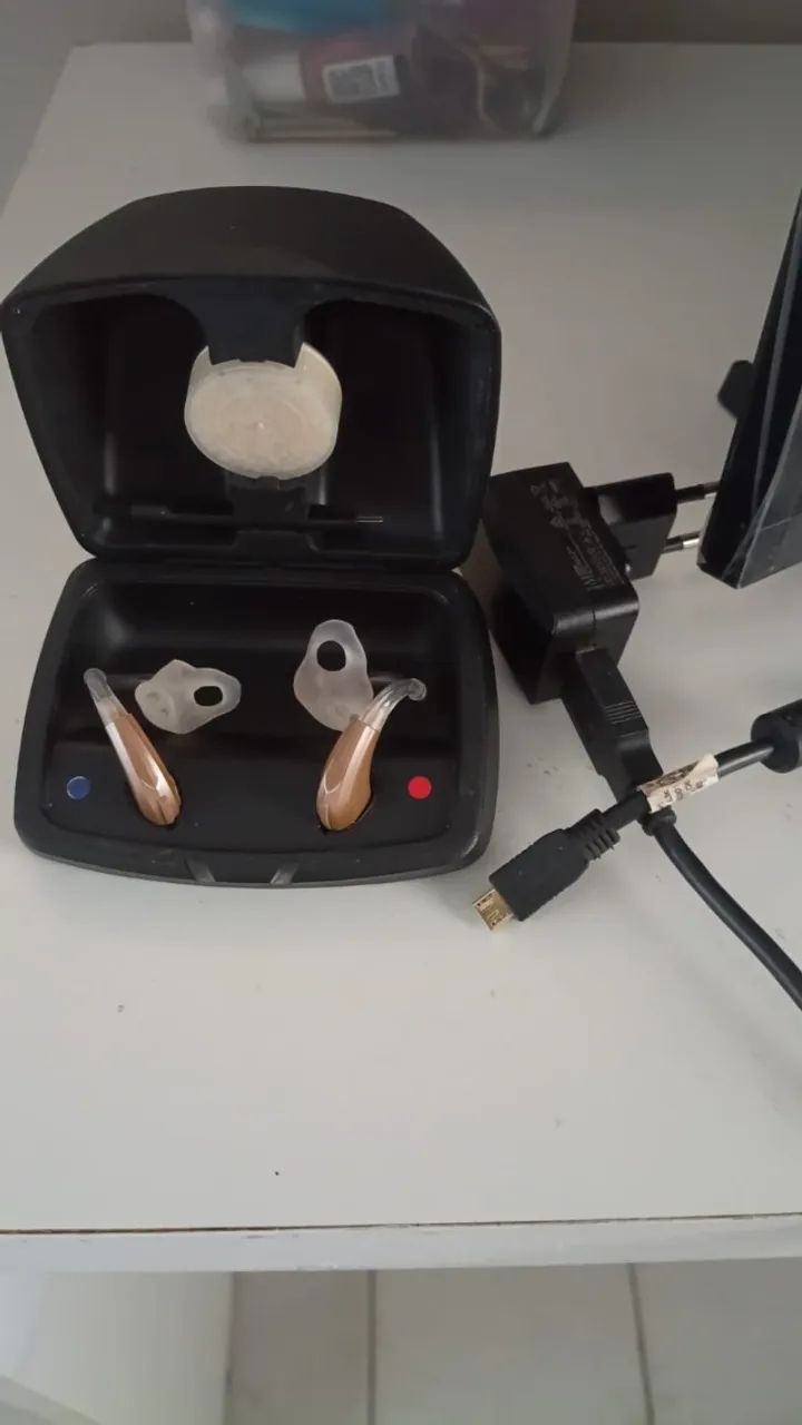 Estojo auditivo Starkey Com Par Audiosync Via Ai 1200 - Foto 4