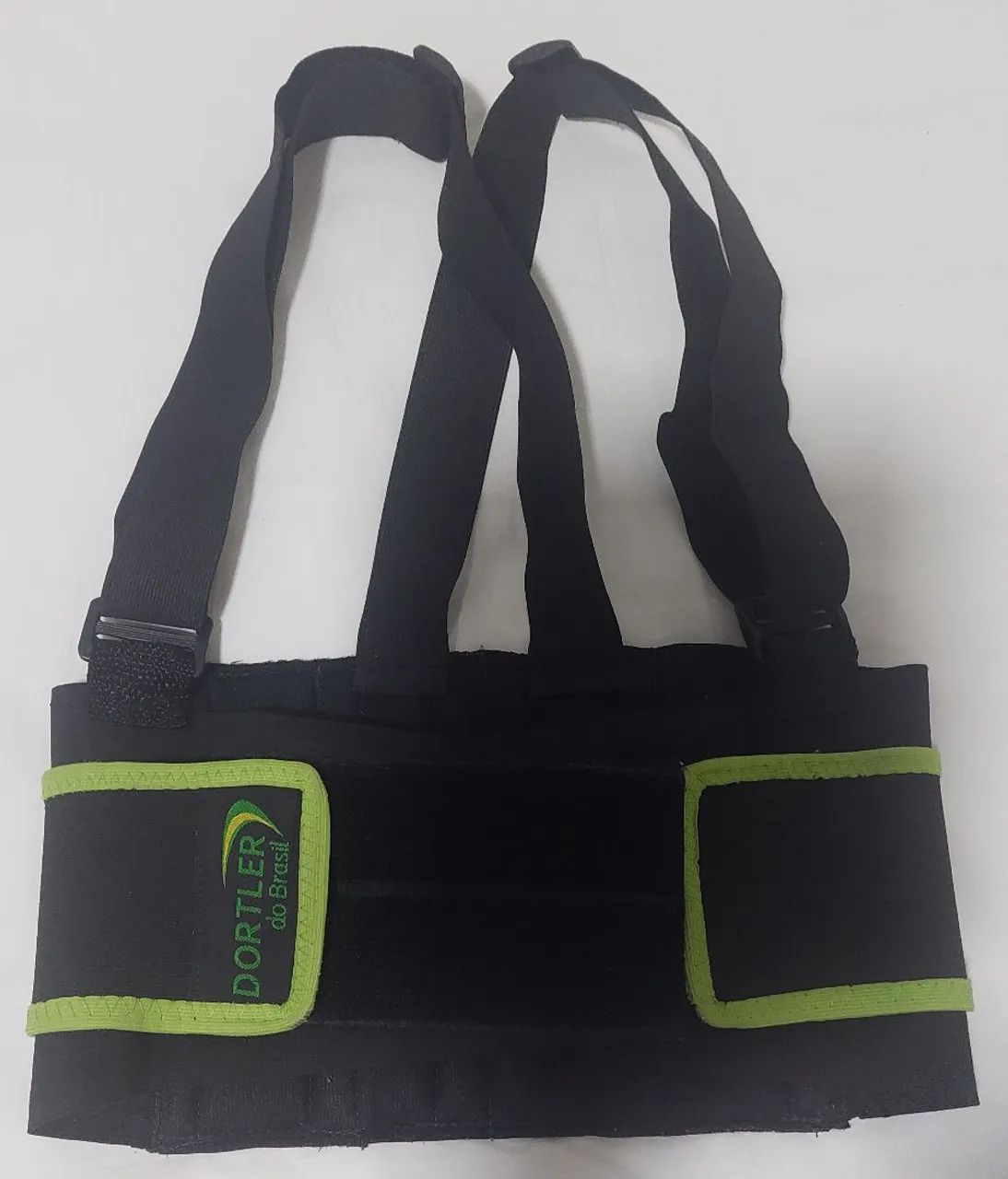 cinta ergonômica de suporte lombar e abdominal com suspensório