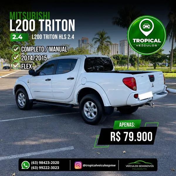 Mitsubishi L200 Triton HLS 2.4 Flex 16V CD Mec. 2015 - Foto 4