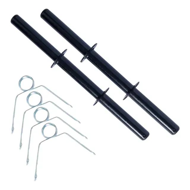 Par de Barras de 40cm Com Presilhas Para Academia Musculação Halter - Foto 2