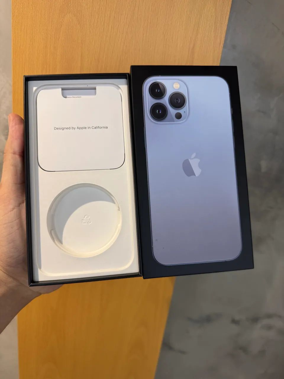 Caixa de iPhone 13 Pro Max 256GB Azul Sierra 