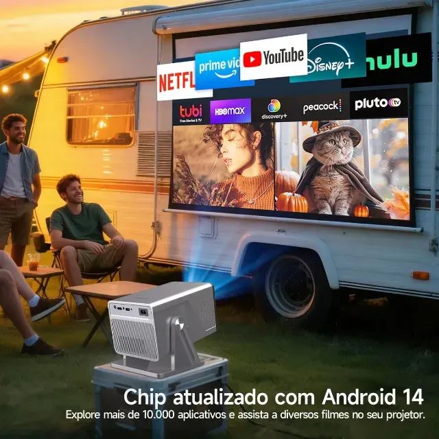 Projetor Magcubic X7 Android 14 - Foto 4