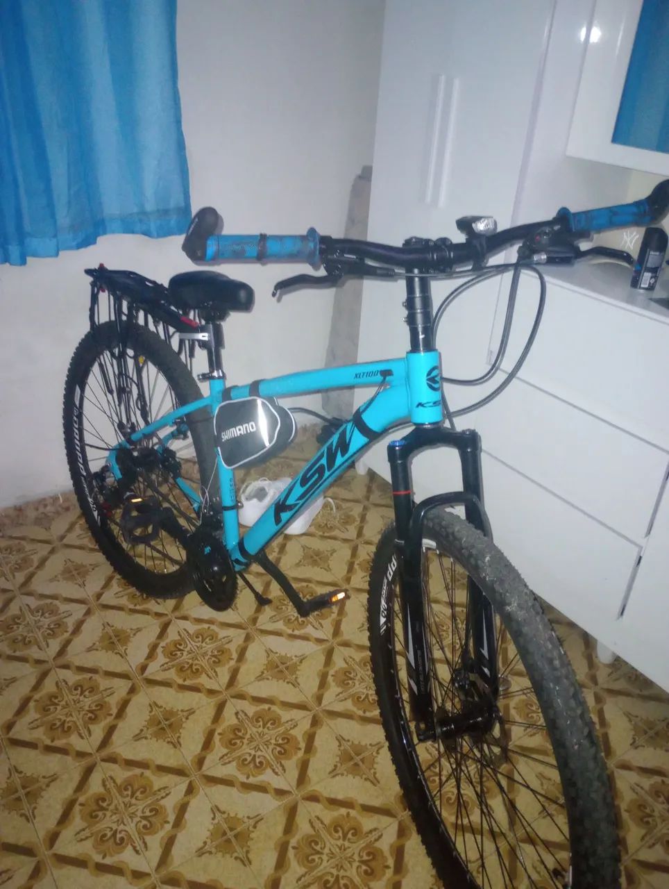 bicicleta ksw montada estilo RJ