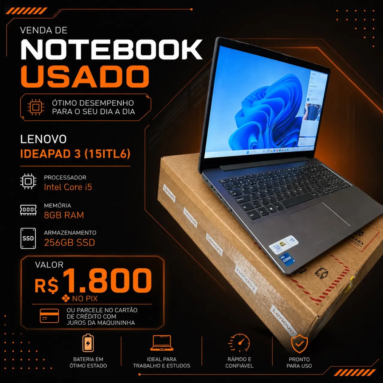 Notebook Lenovo Ideapad