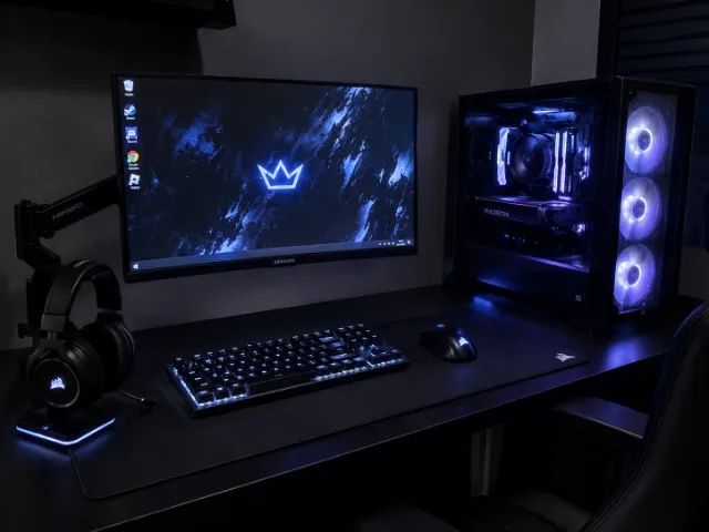 Setup Gamer Completo Ryzen 5 5500 + RX 6600