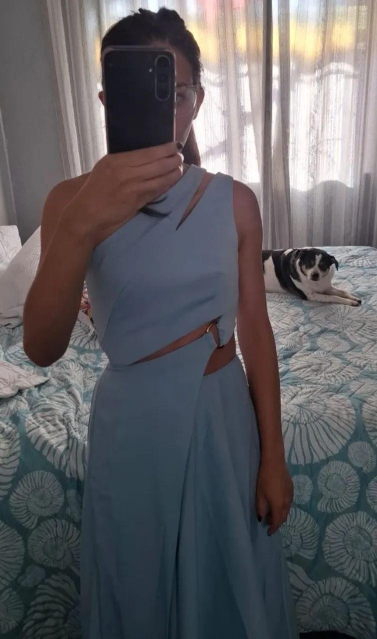 Vestido de festa azul - Foto 3