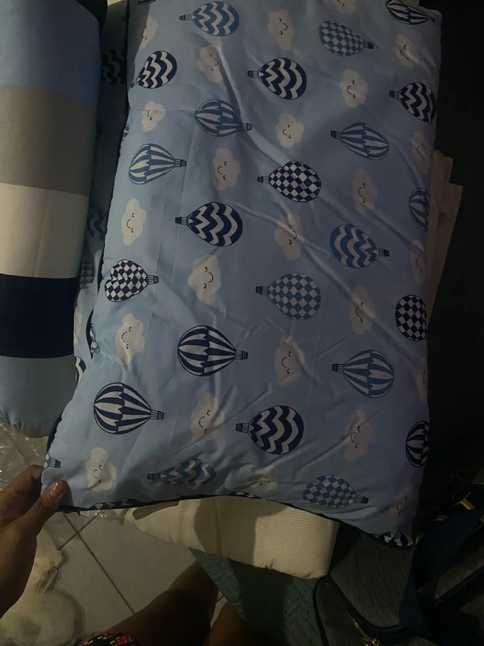 kit berço menino azul - Foto 5