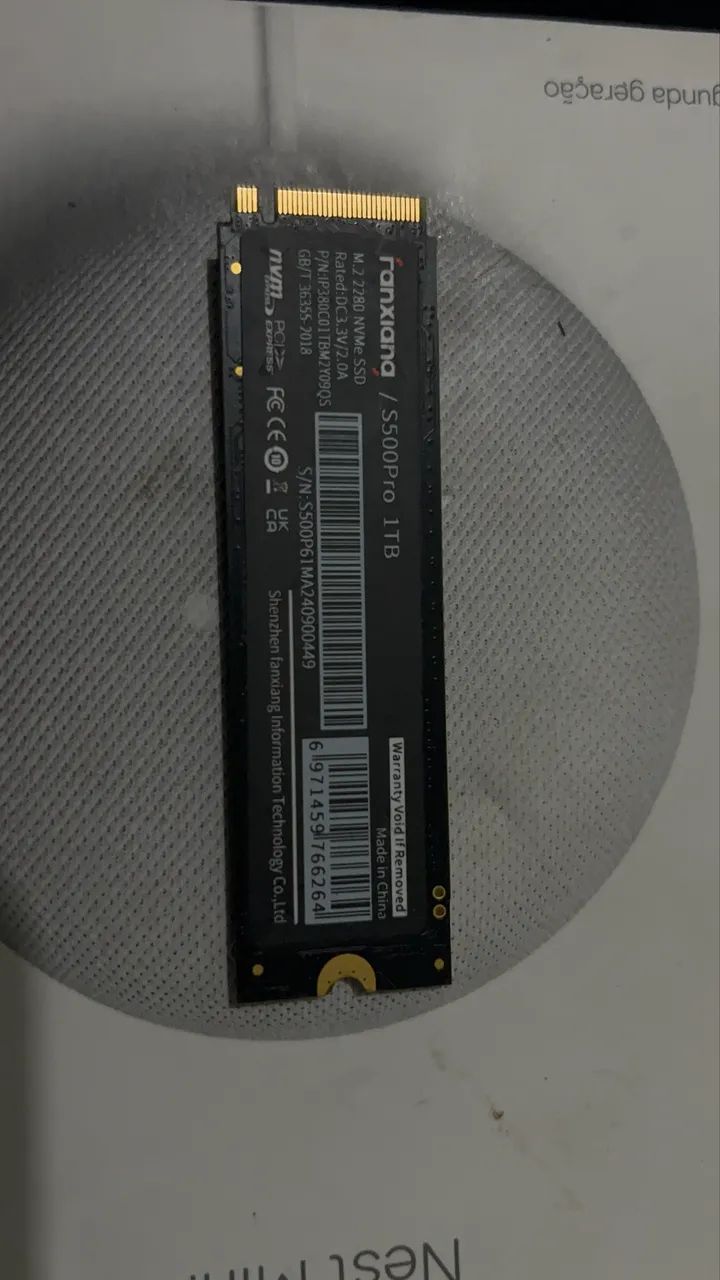 SSD S500 Pro. 1 T405755323577149441