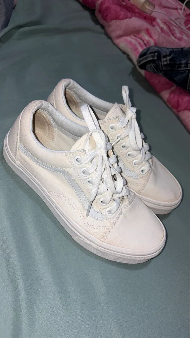 Tênis vans old Skool branco