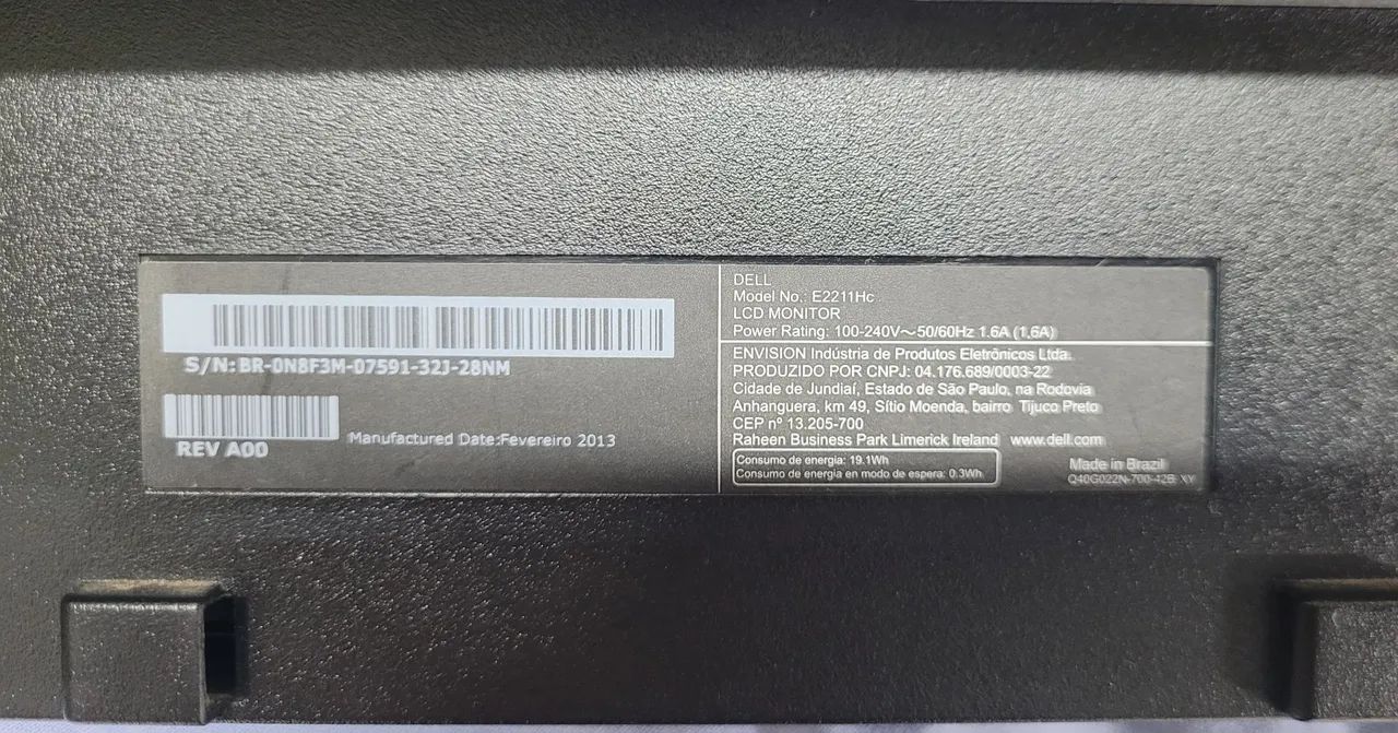 Monitor Dell 22" Vga/DVI com Suporte Giratorio - Foto 4