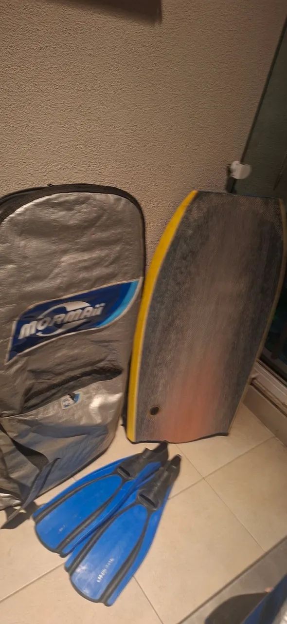 Prancha de surf com capa e pé de Pato longo  - Foto 4