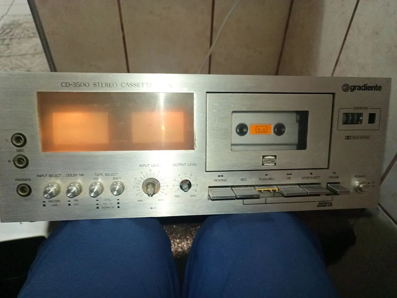 Tape Deck Gradiente CD-3500 p/restaurar 
