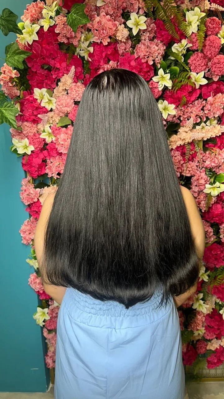 Mega hair indiano 130 gramas 60 cm 3 telas  - Foto 2