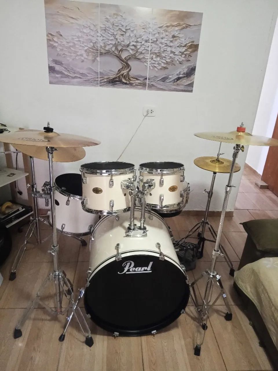 Bateria Pearl série Target  - Foto 3