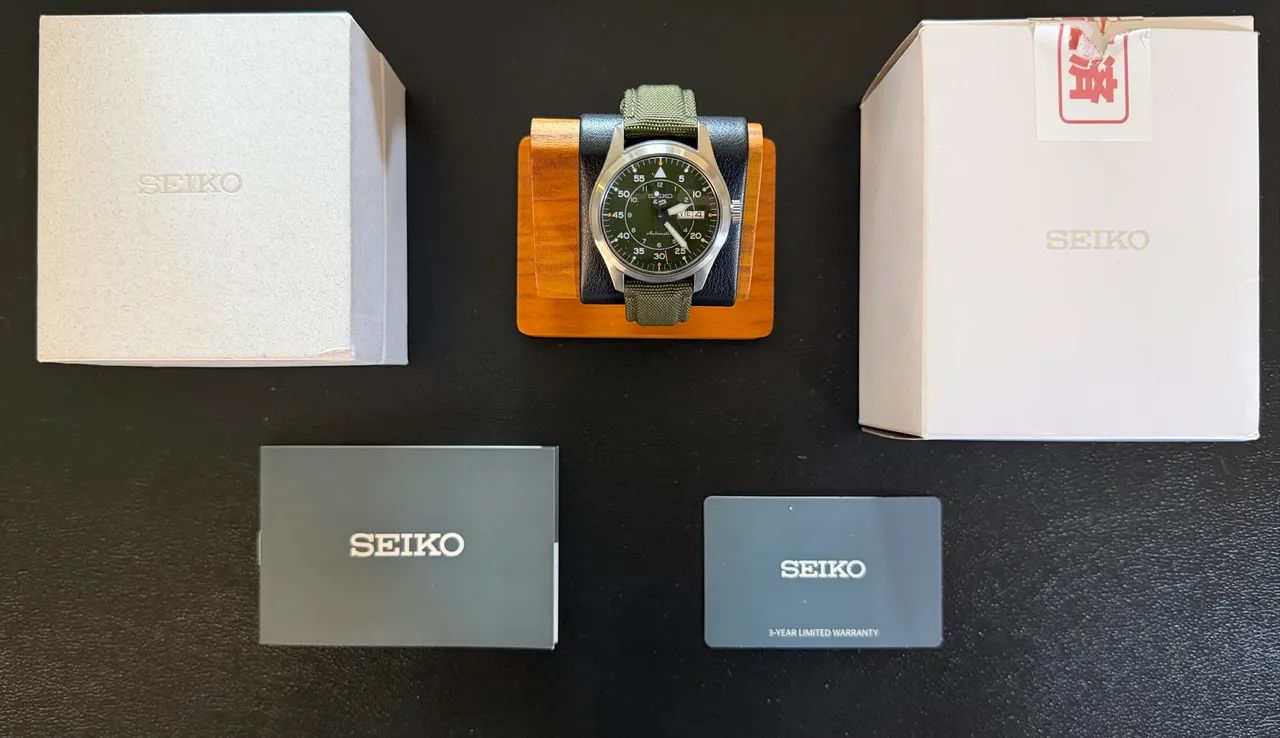 Relógio Seiko 5 Sports Field Automático Verde  - Foto 3
