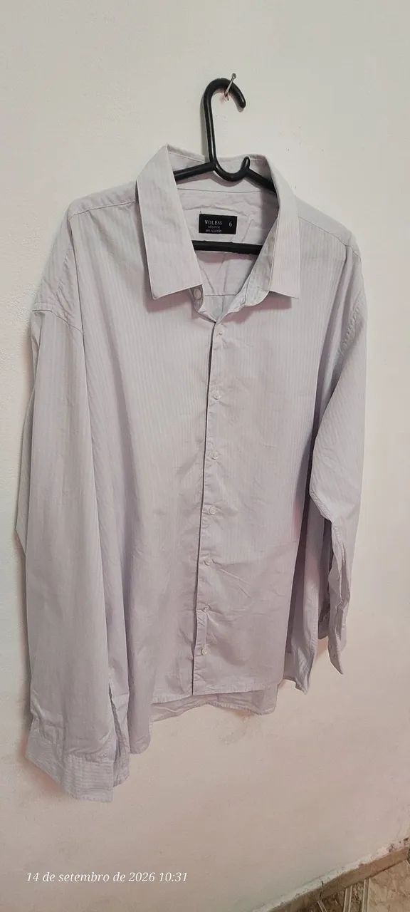 Camisa 100% algodão 