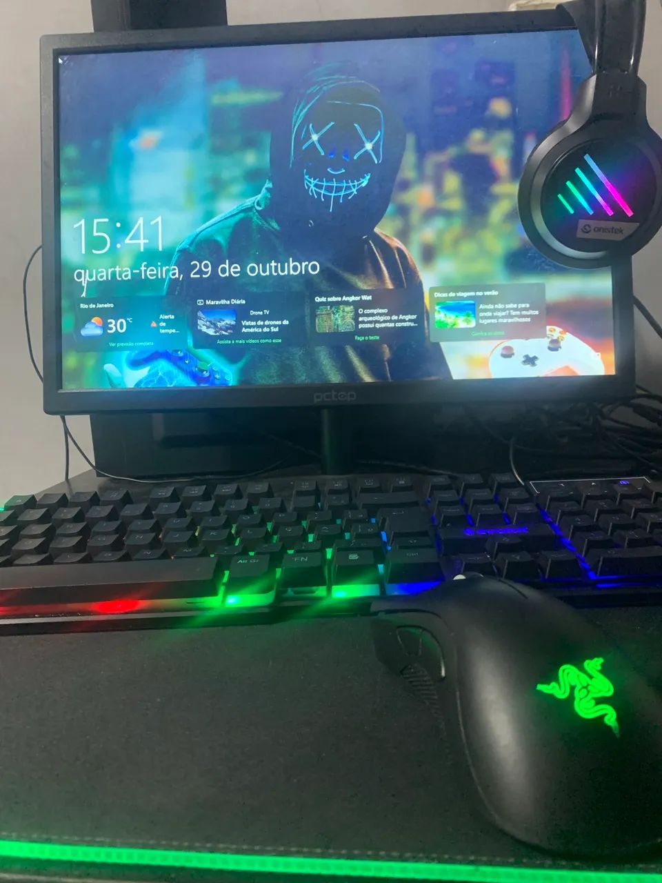 PC GAMER E IPHONE PARA ROLO EM MOTO