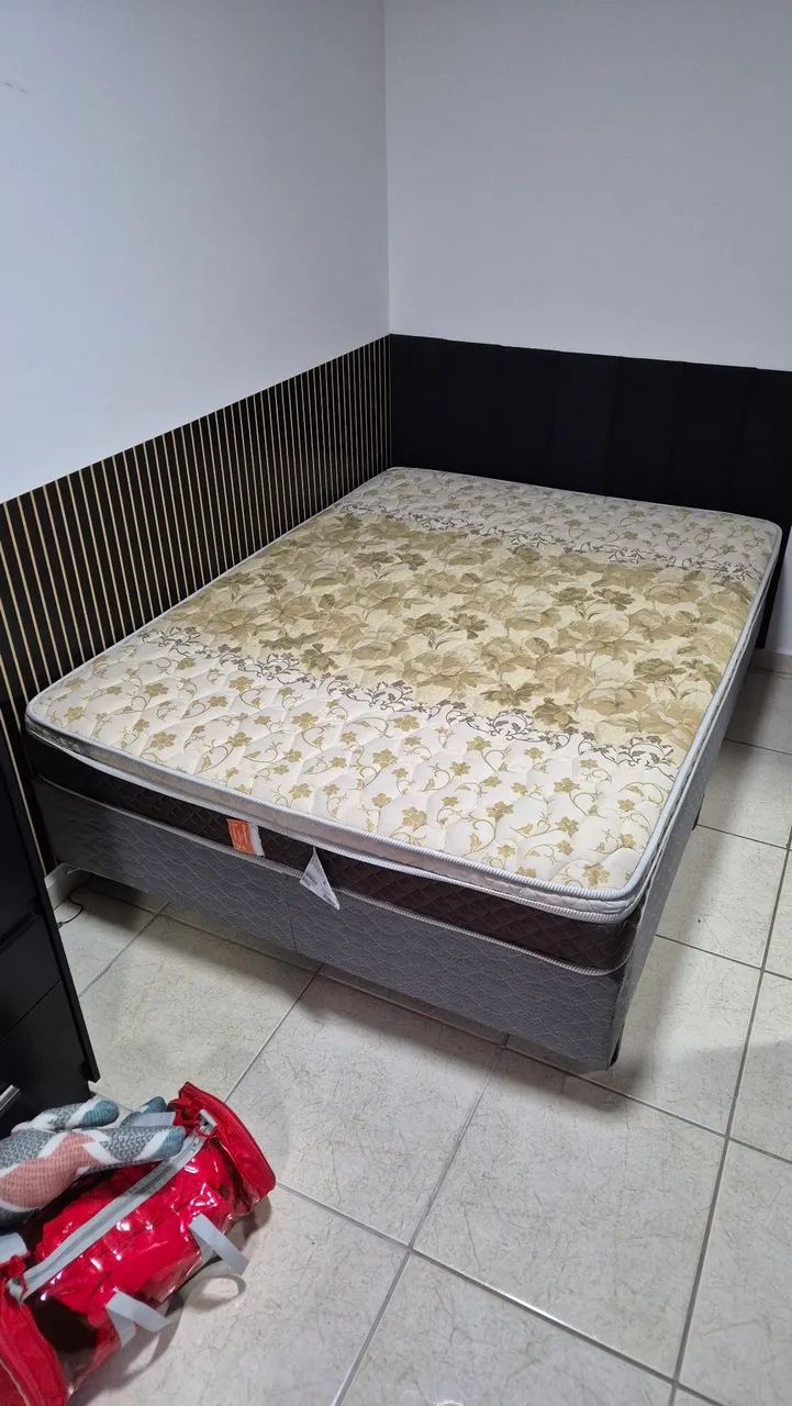 Colchão Gazin + Box Casal