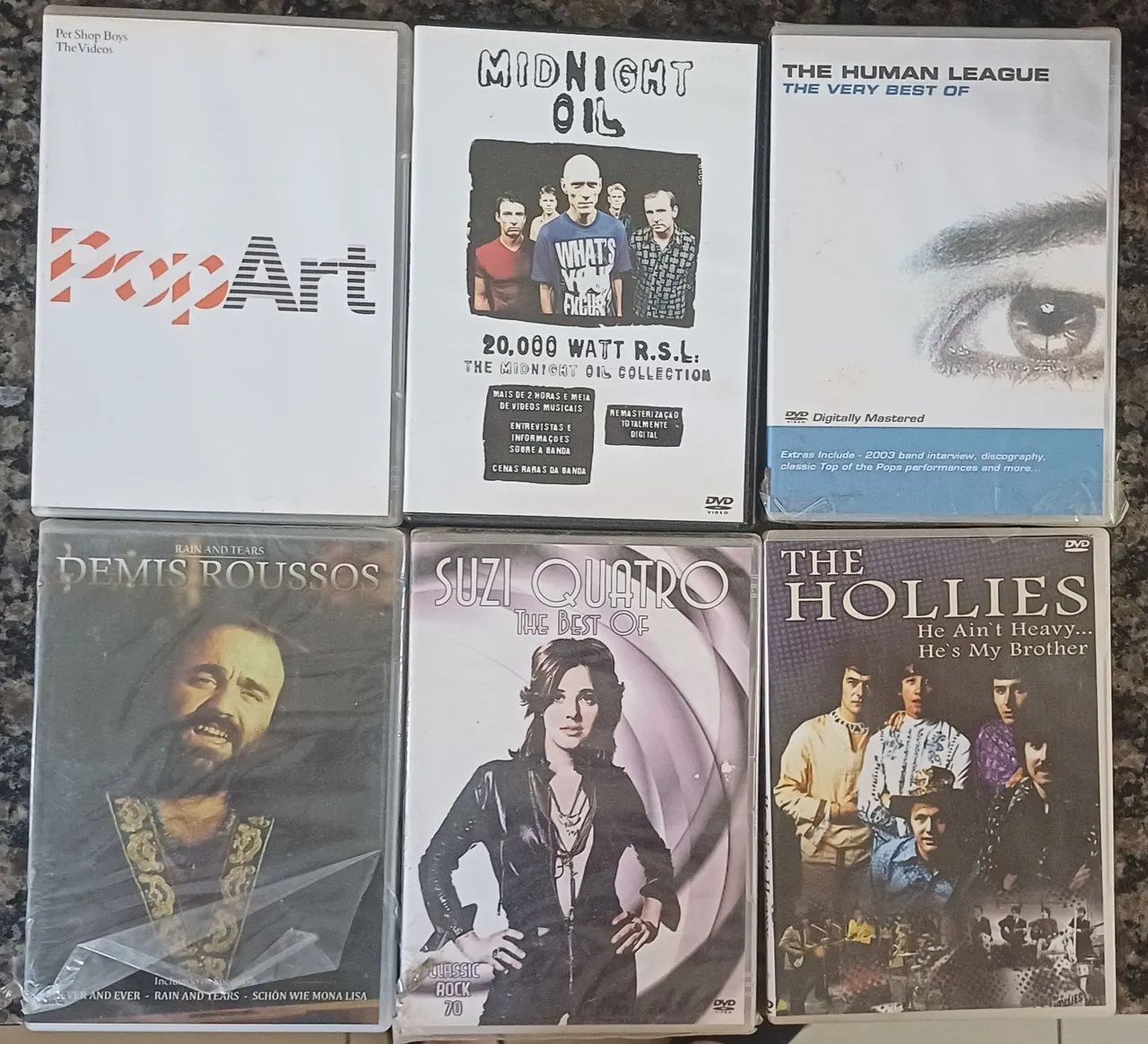 Dvds musicais e filmes 