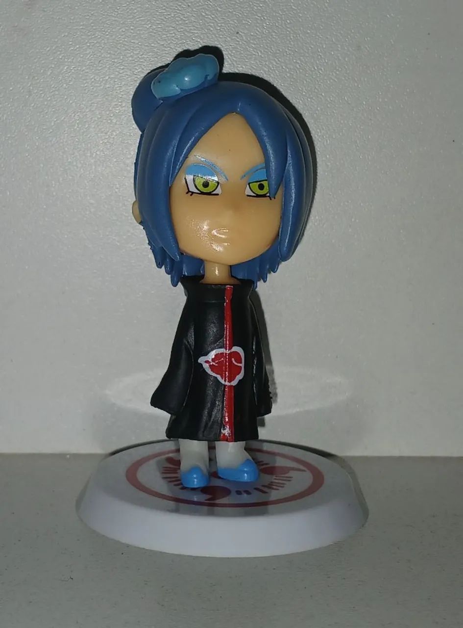 BONECO MINIATURA NARUTO SHIPPUDEN KONAN AKATSUKI
