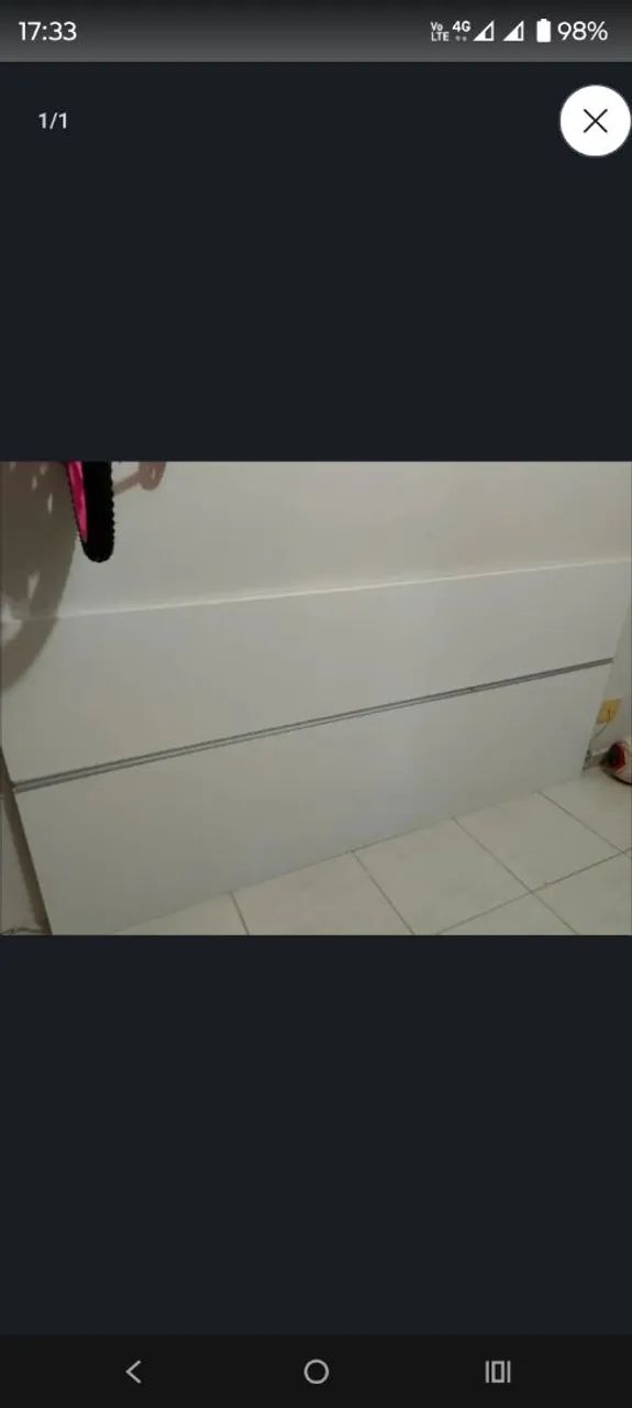 Cabeceira de cama em MDF casal