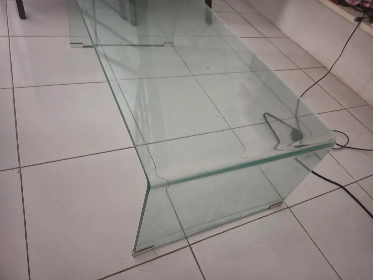Mesa de vidro temperado elegante para sala de estar! - Foto 3