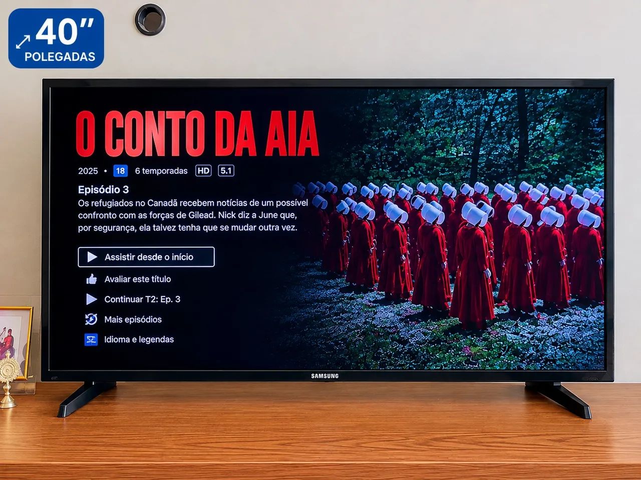 Vendo TV SAMSUNG de 40 polegadas 