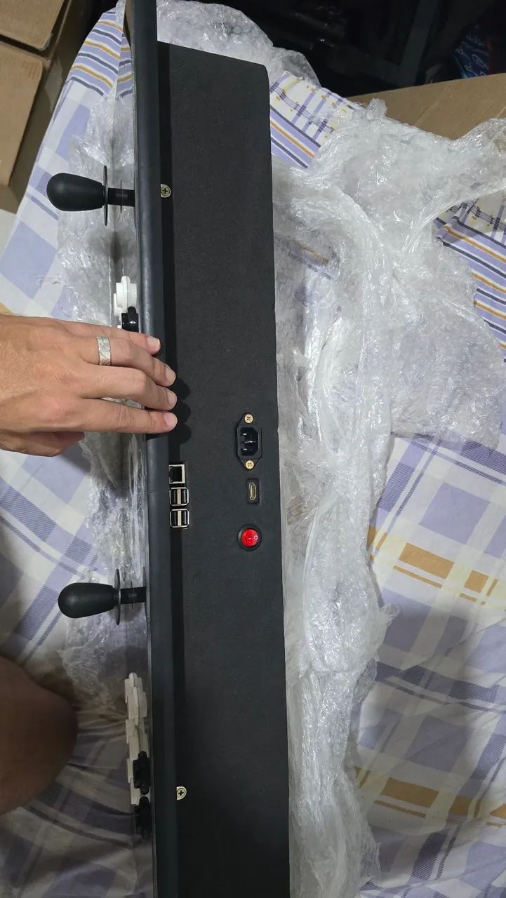 Fliperama Arcade 2 Jogadores Raspberry Pi 3 - Recalbox HDMI - Foto 2