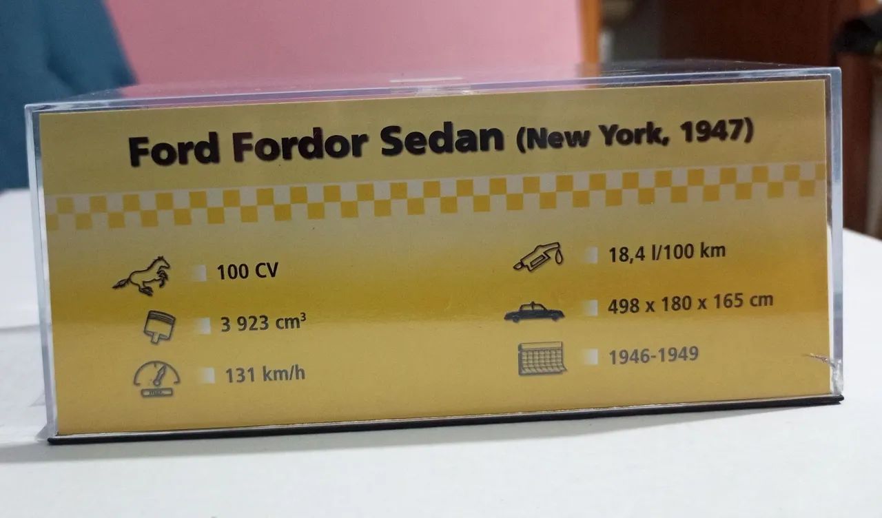 Miniatura Ford Fordor Taxi - Foto 2