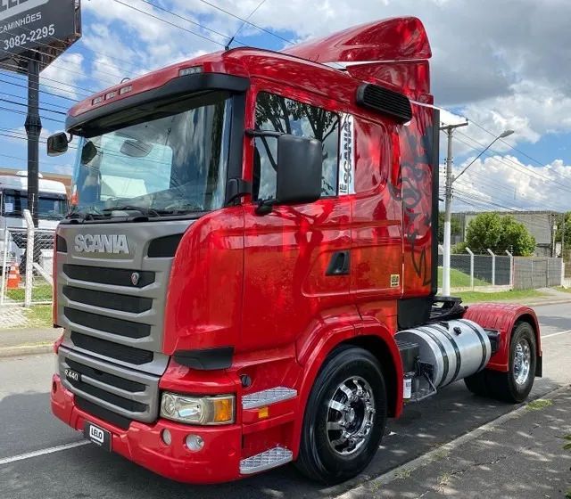 Scania R440 4X2 Ano 15 Automático Ar condicionado Roda de alumínio Único dono