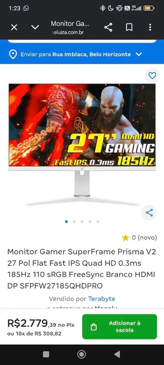 Monitor QHD IPS 27', 185hz - Foto 2