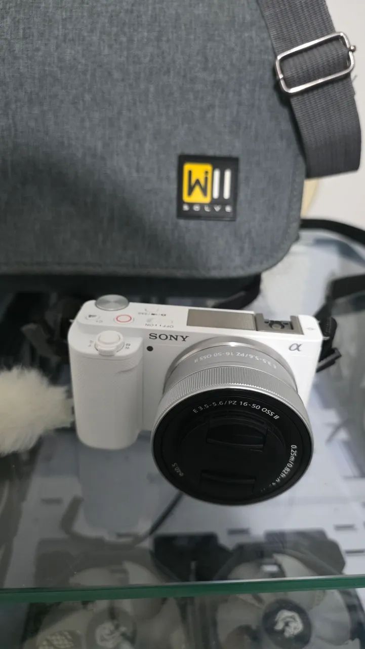 Sony ZV-E10 Cor Branca + garantia + lente 16-50 Nova + Nota Fiscal  - Foto 3