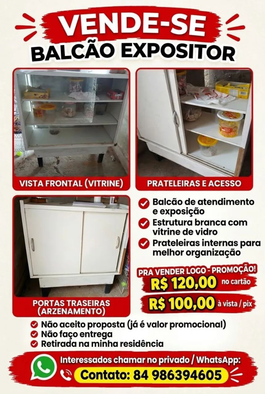 Balcão de bolos e pães 