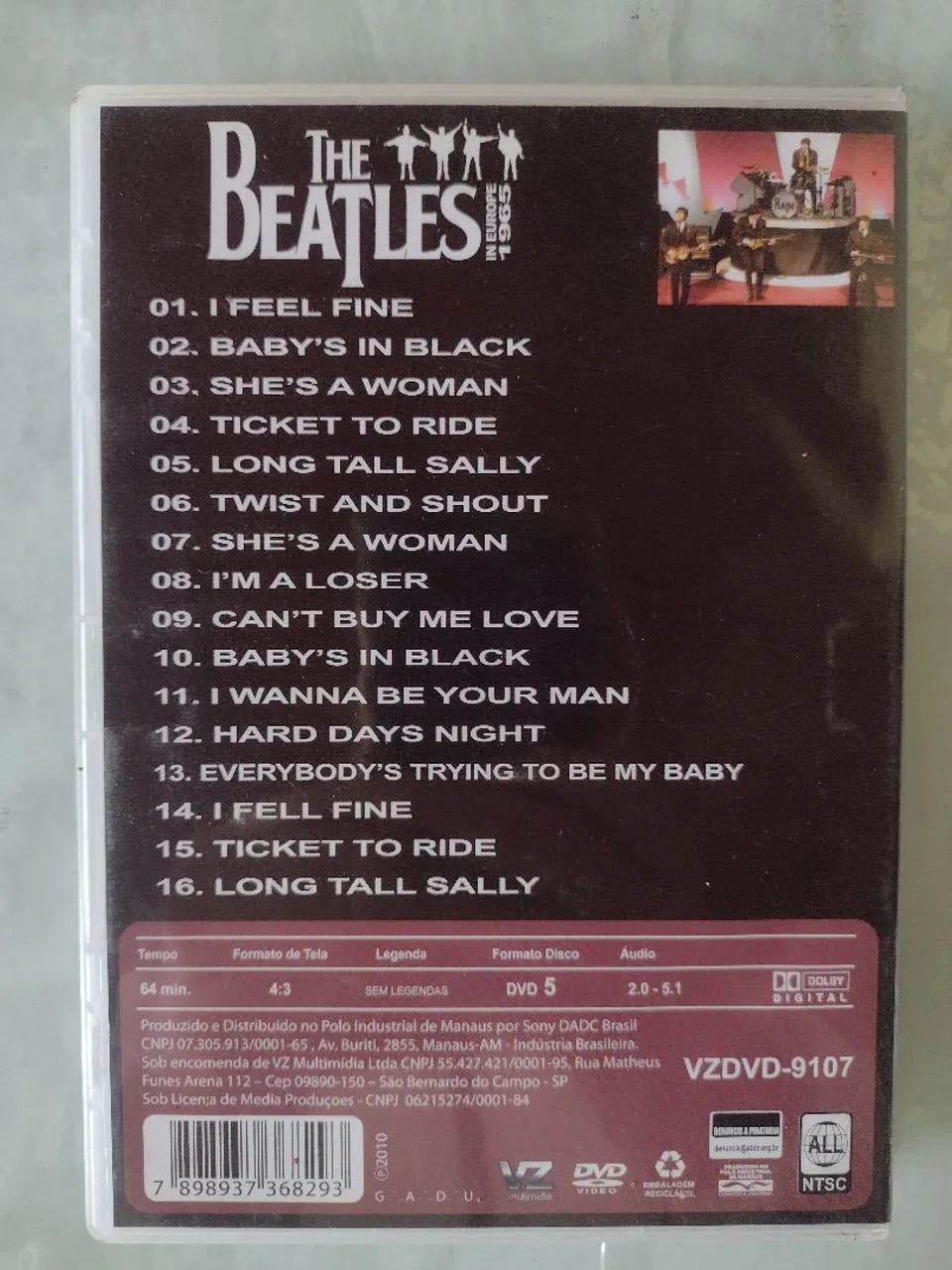 DVD ORIGINAL THE BEATLES 1965 - Foto 2