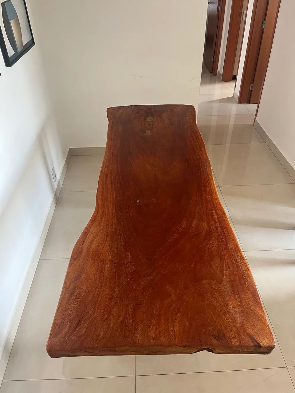 VENDO MESA DE MADEIRA RÚSTICA - Foto 4
